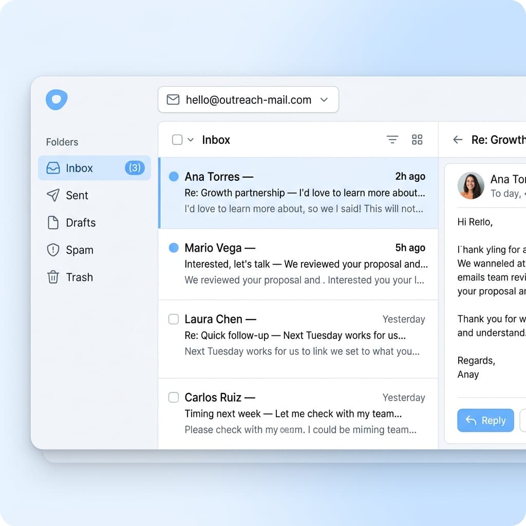 Reply to leads without leaving the platform